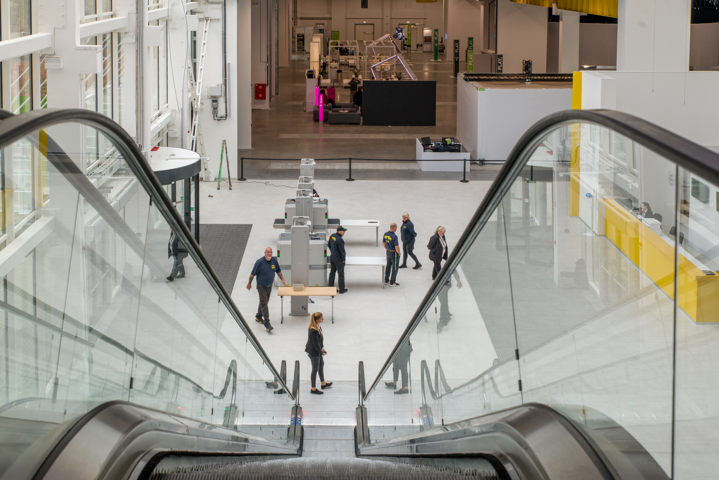 Airport, shopping mall & conference hall